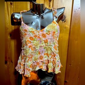 Floral Print Cami , M